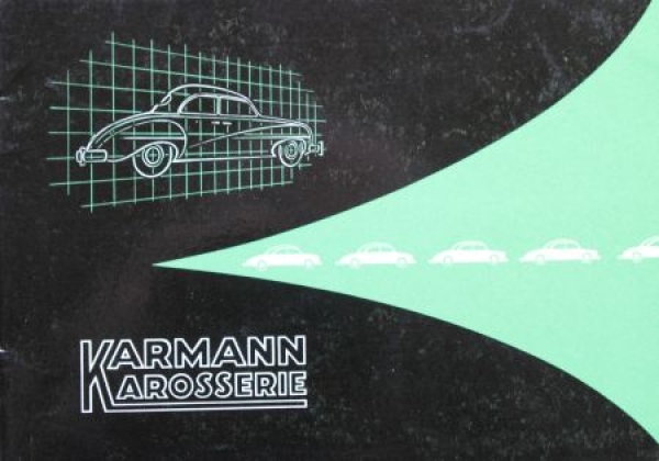 Karmann Karosserie Modelprogram 1953 Carbrochure (0178)